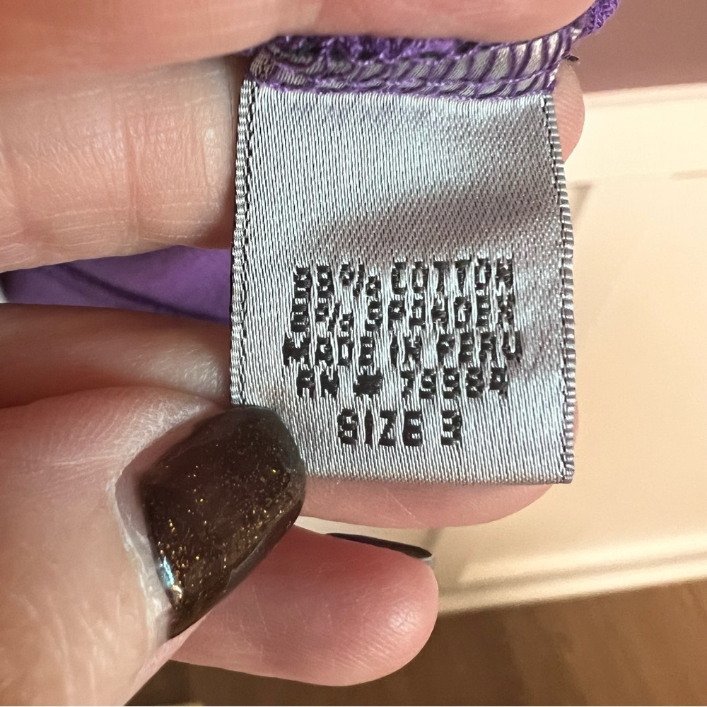Chico’s Purple Ribbed Tank - Picture 4 of 6